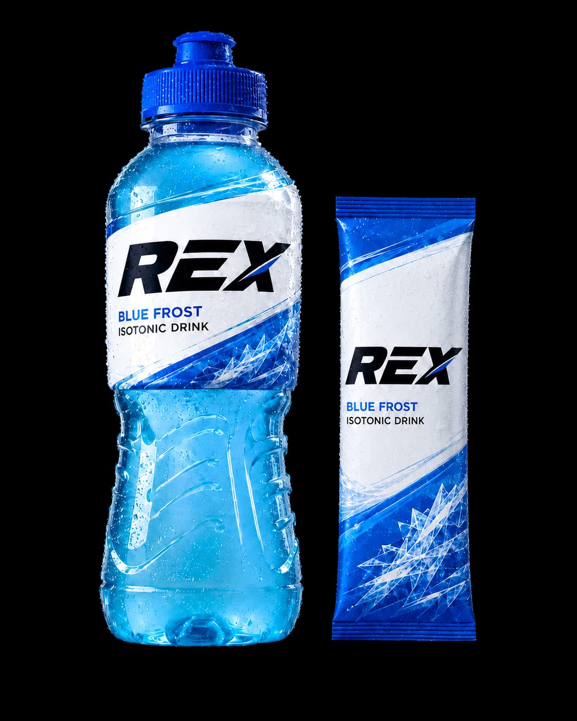 Botella y stick REX Blue Frost